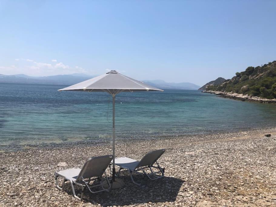 Villa House By The Sea At Skaloma, Loutraki Vouliagmeni-See Exterior foto